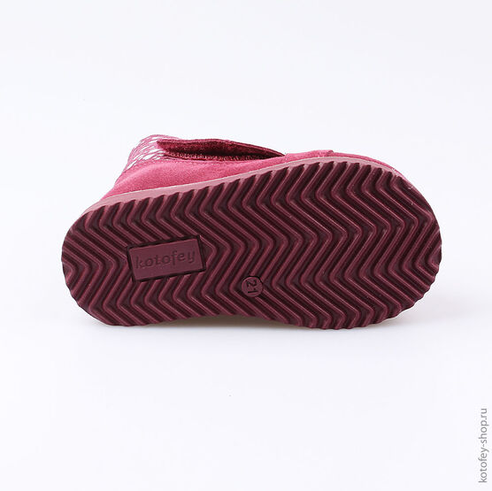 152221-53 Сапожки для девочки бордовый фото №3