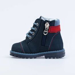 052142-23 Ботинки для первых шагов для мальчики синий фото №2
