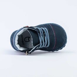 052142-23 Ботинки для первых шагов для мальчики синий фото №4