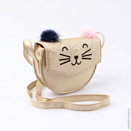 02809026-00 Сумка детская для девочки золотой