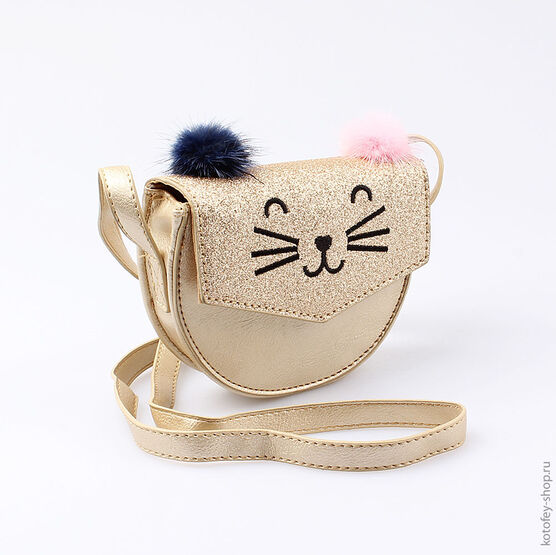 02809026-00 Сумка детская для девочки золотой