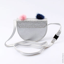 02809026-01 Сумка детская для девочки серебрист. фото №3