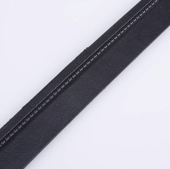 03704001-20 Ремень кожаный для мальчики черный фото №4