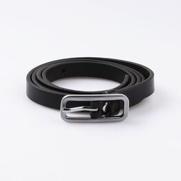 03804012-20 Ремень кожаный для девочек для девочки черный