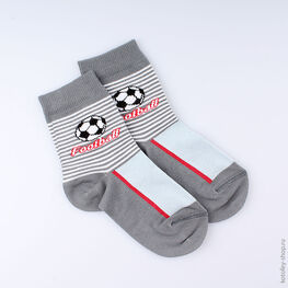 07742014-00 Носки хлопковые детские, серый для мальчики серый