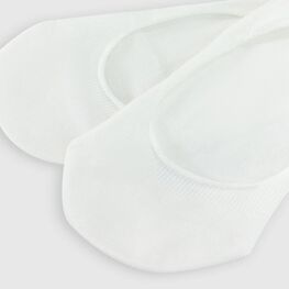 07842039-30 Носки-подследники хлопковые для девочки белый фото №4