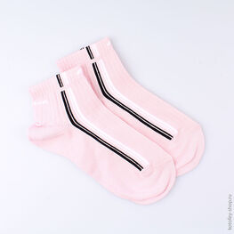 07842215-10 Носки для девочек спортивные розовые для девочки розовый
