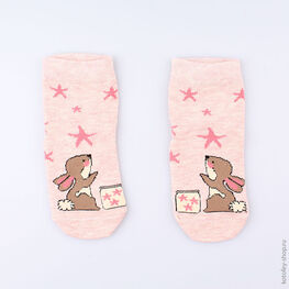 07842250-19 Носки хлопковые розовый для девочки розовый