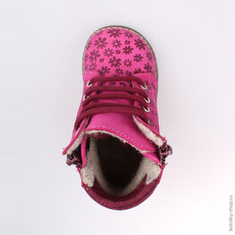 152136-37 Ботинки для девочки фуксия фото №4