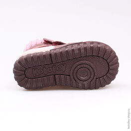 152176-32 Ботинки для девочки бордовый фото №3