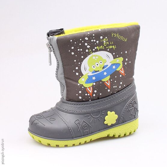 164053-41 Сноубутсы для мальчики сер-сал