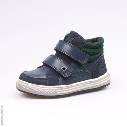 352147-31 Ботинки для мальчики син-зел