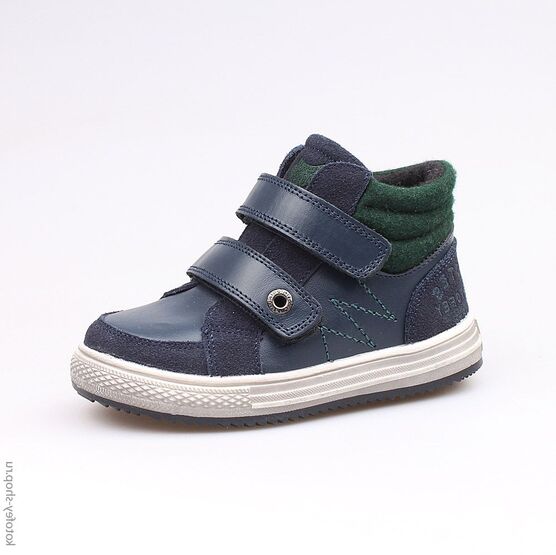 352147-31 Ботинки для мальчики син-зел