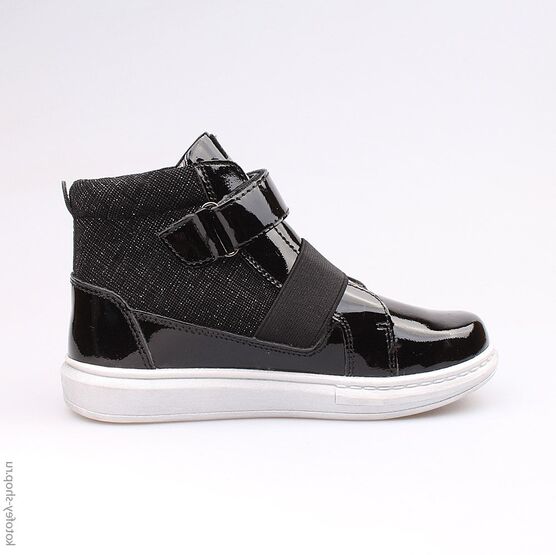 552045-31 Ботинки для девочки черный фото №2