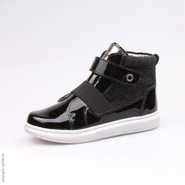 552045-31 Ботинки для девочки черный