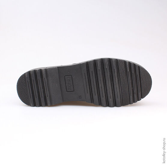 662127-31 Сапожки для девочки черный фото №3