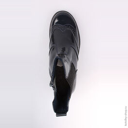 662127-32 Сапожки для девочки светло-синий фото №4