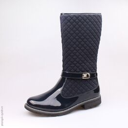 664027-32 Сапожки для девочки светло-синий