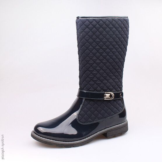 664027-32 Сапожки для девочки светло-синий