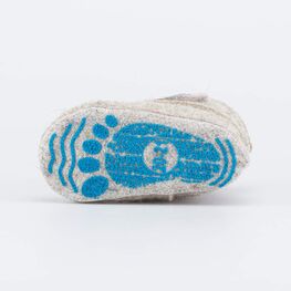 007011-46 Войлочные пинетки Мишка для мальчики бежевый фото №3