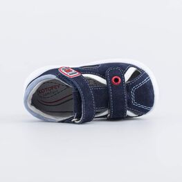 122205-22 Сандалии на липучках для мальчика для мальчики синий фото №4