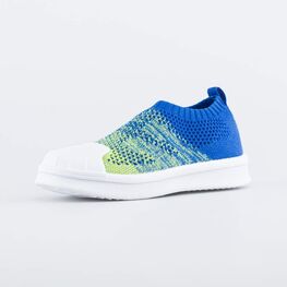 331274-12 Кеды из вязаного текстиля для мальчики голубой