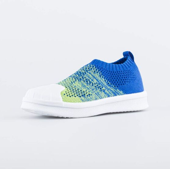 331274-12 Кеды из вязаного текстиля для мальчики голубой