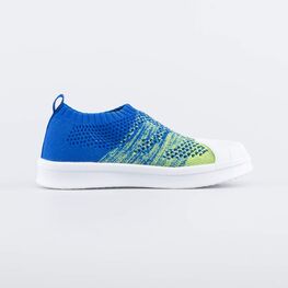 331274-12 Кеды из вязаного текстиля для мальчики голубой фото №2