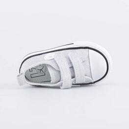 131167-12 Блестящие серые кеды для девочки для девочки серебрист. фото №4