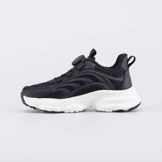 644499-12 Черные кроссовки с белой подошвой для мальчики черный + белый фото №2