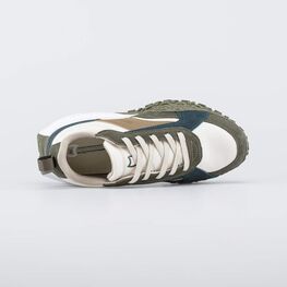 744271-72 Кроссовки-буст с Softshell для мальчики оливковый + бежевый фото №4