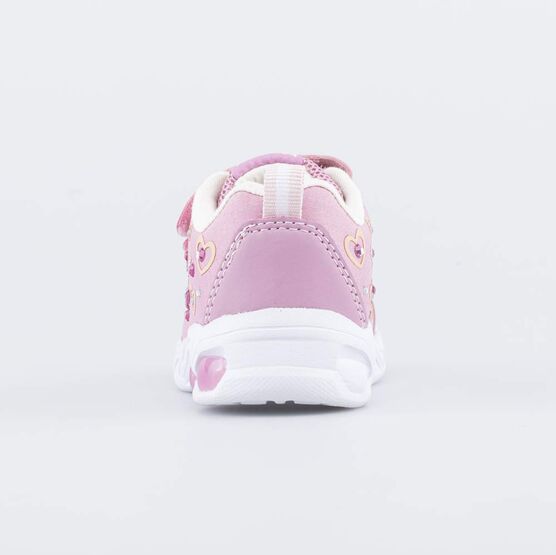 144135-73 Кроссовки из Softshell с LED-подсветкой для девочки розовый фото №5