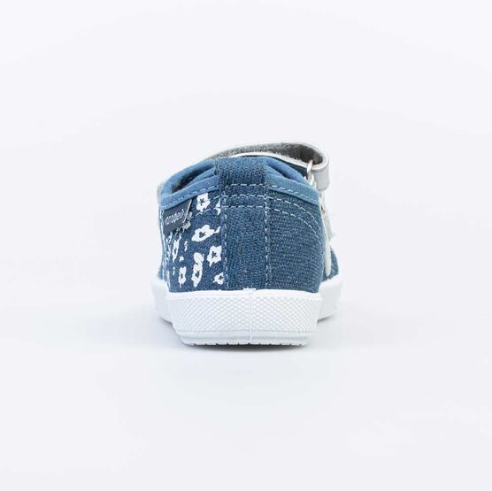 331183-11 Кеды из джинсовой ткани для девочки голубой фото №5