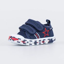 131179-11 Кеды с LED-подсветкой на подошве для мальчики синий