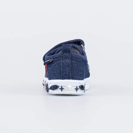 131179-11 Кеды с LED-подсветкой на подошве для мальчики синий фото №5