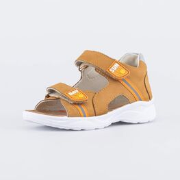 122211-22 Сандалии из натуральной кожи для мальчики горчичный