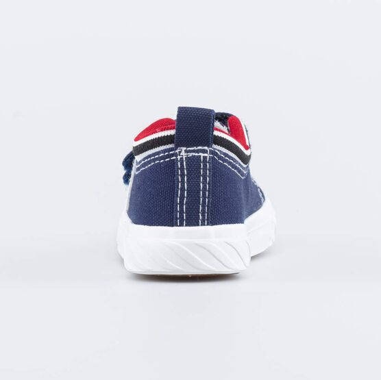 331226-12 Хлопковые кеды на липучках для мальчики синий фото №5