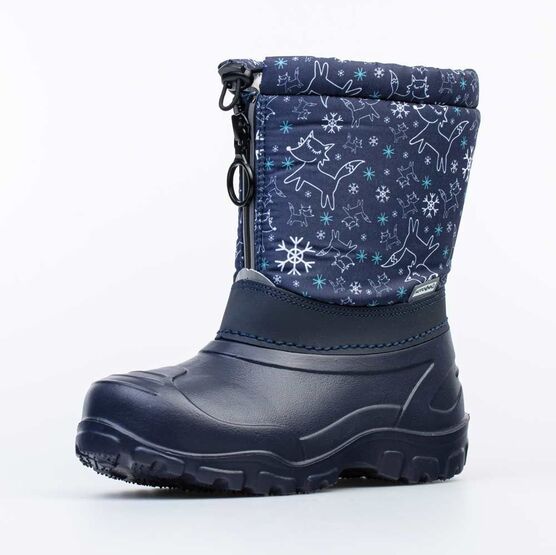 464061-44 Сноубутсы для девочки син-бел