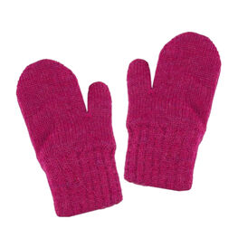 07821166-41 Варежки для девочек ягодный для девочки фуксия