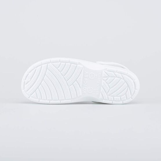 525137-01 Пляжные сабо с котофишками для девочки белый фото №3