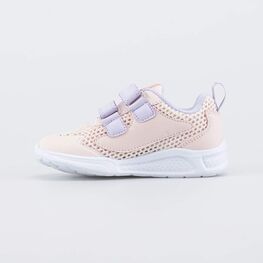 344532-11 Кроссовки сеточкой с LED для девочки розовый + сиреневый фото №2