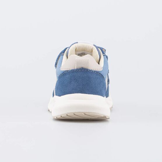 344547-12 Синие кроссовки на липучках для мальчики синий фото №5