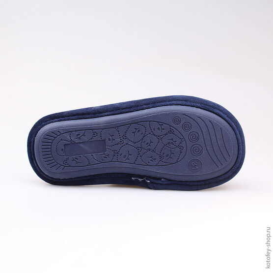 531037-11 Тапочки синие для девочки светло-синий фото №3