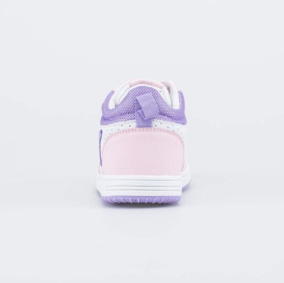 354050-26 Демисезонные ботинки Звезда для девочки белый + розовый фото №5