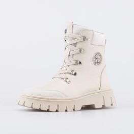 752282-51 Высокие ботинки для девочки для девочки бежевый