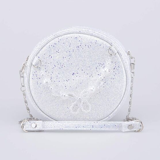 02802331-41 Круглая сумка Блеск жемчужный для девочки жемчужный