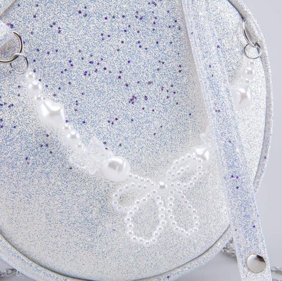02802331-41 Круглая сумка Блеск жемчужный для девочки жемчужный фото №5