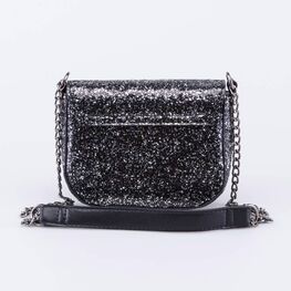 02802381-40 Блестящая детская сумка для девочки черный для девочки черный фото №3