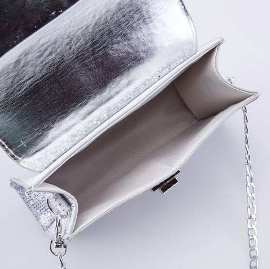 02802382-40 Праздничная детская сумка для девочки для девочки серебристый фото №4