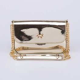 02802383-40 Золотистая детская сумка для девочки для девочки золотистый